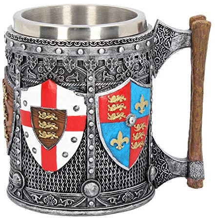 Nemesis Now B2405G6 Trinkbecher, 17,5 cm, silberfarben