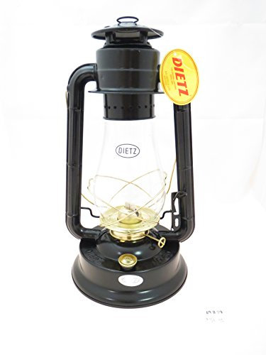 Dietz 80 Blizzard Öl Burning Laterne Black with Gold