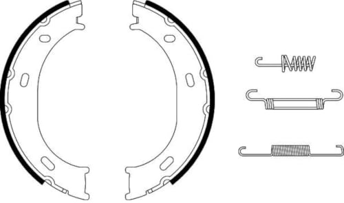 HELLA 8DA 355 050-291 Bremsbackensatz, Feststellbremse - H7995