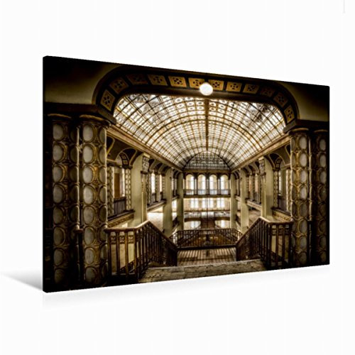 Premium Textil-Leinwand 120 x 80 cm Quer-Format altes kaufhaus - deutschland | Wandbild, HD-Bild auf Keilrahmen, Fertigbild auf hochwertigem Vlies, Leinwanddruck von Oliver Jerneizig