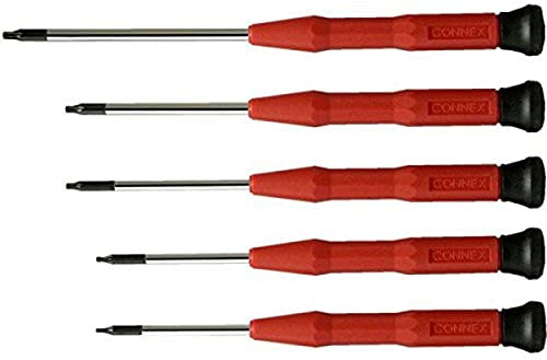 Connex COXT977010 Feinmechaniker-Schraubendreher-Satz, TX, 5-teilig