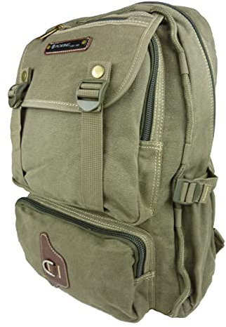 AOKING T115, großer Trekkingrucksack 35l Outdoor Rucksack 32x48x22 (grün Khaki)