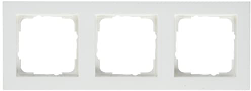 Gira 21322 Rahmen E2 3-fach reinweiß seidenmatt, 021322
