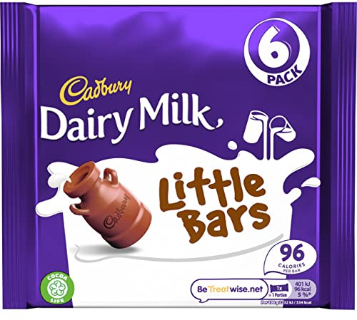 Cadbury Dairy Milk Little Bars, 6 x 18g