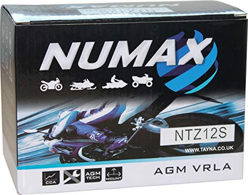 Batterie Numax AGM SLA scellée YTZ12S 12 V 11,2 AH 210 AMPS EN