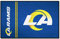 FANMATS NFL Los Angeles Rams Nylon-Teppich, 48,3 x 76,2 cm