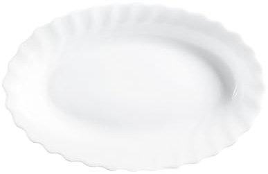 Arc H4126 Raviera Piatto Ovale Trianon, 22 cm, Bianco, Porcellana