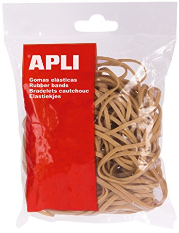 APLI 12859 - Gomas elásticas 200 x 3 mm en bolsa 100 g