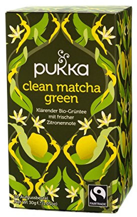 Pukka Bio Tee Clean Matcha Green, 20 Beutel, 30g
