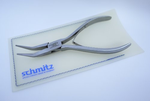 Inox Pinze a becco lungo 145 mm, curvo, lisci, lunga cottura senza taglio, inossidabile 4413FP00-RF