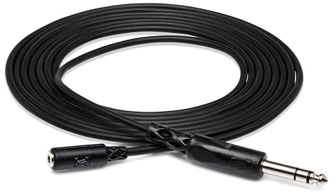 Hosa MHE-310 Headphone Adaptor Cable, 3.5 mm TRS to 1/4 Inch TRS, 10 Feet