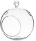 WGVI HCH0106 Hängendes Pflanzen-Terrarium aus Glas, farblos, 6