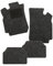 CarFashion BasicRips B02, Auto Fussmatte mit Einfachrippe in anthrazit, vorne und hinten, ohne Mattenhalter für Opel Corsa C, Baujahr 10/2000-09/2006