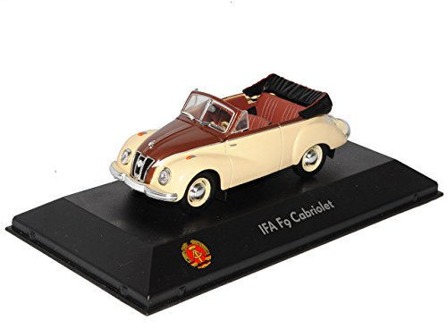 Atlas DKW IFA F9 Cabrio Braun Beige 1/43 Modell Auto