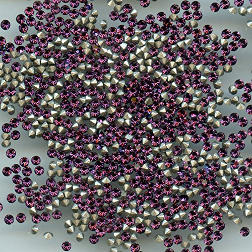 1028 PP14 a * * * 80 brillantes Swarovski fondo cónico 2 mm Amethyst F
