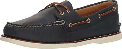 Sperry Men's Gold Authentic Original 2-Eye Boat Shoe, Navy, 6.5 UK