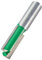 Trend CraftPro Straight Two Flute Router Cutter Bit, 1/2 Inch Shank, 15mm Cut Diameter & 35mm Cut Length, Tungsten Carbide Tipped, C024BX1/2TC