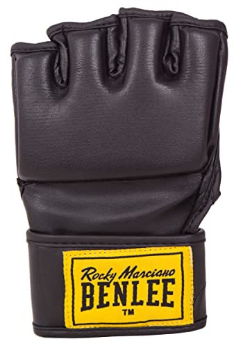 BENLEE MMA-Trainingshandschuhe aus Kunstleder (1 Paar) Bronx Black L