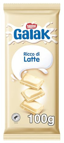 Galak Tavoletta di Cioccolato Bianco, 100g