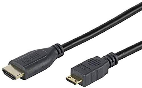 Vivanco Micro High Speed HDMI-Kabel mit Ethernet (1,5 m, A-Stecker auf D-Stecker) grau