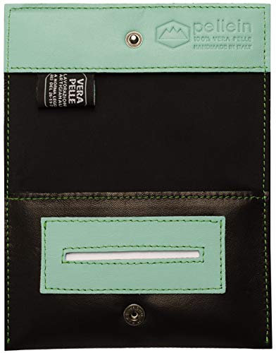 Pellein - Portatabacco in vera pelle Asher - Astuccio porta tabacco, porta filtri, porta cartine e porta accendino. Handmade in Italy