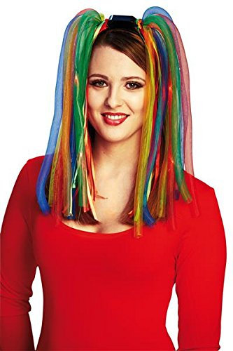 Perücke – Cyberlox Blinklicht – Damen