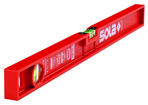 Sola 1410801 Kunststoff-Wasserwaage P 60 cm in rot