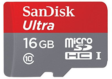 SanDisk Ultra microSDHC 16GB Class 10 Speicherkarte
