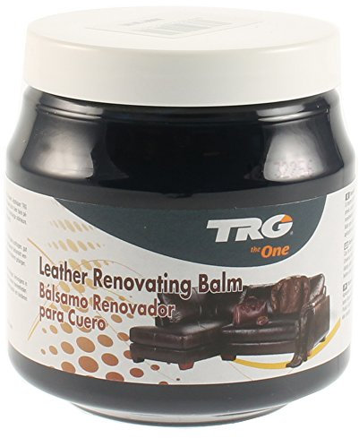 TRG the One Leather Renovating Balm, wax-based cream, cleanses and nourishes leather, Navy Blue, 300 ml