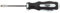 Draper Expert 35186 Schlitz-Schraubendreher, weicher Soft-Grip-Griff, durchgehende Klinge, 10 x 250 mm