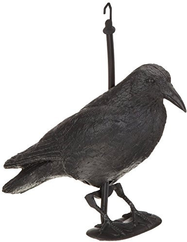 Hillfield 2 Sück Rabe/Krähe/Taubenschreck/Vogelschreck 38 cm schwarz Exclusiv hergestellt