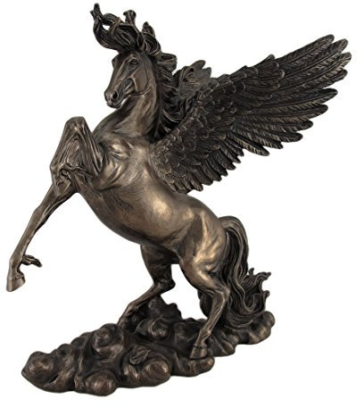 braunen Finish geflügelten Pferd Pegasus Statue Amazing Detail