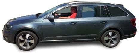 Solarplexius Auto-Sonnenschutz Scheiben-Tönung passgenau für Skoda Octavia III Typ 5E Kombi Bj. 13-20 Keine Folie Komplettsatz