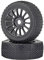 Carson 500900075 - 1:8 Reifen/Felgen-Set Buggy, Modellbauzubehör, 2 Stück, schwarz