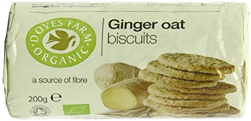 Doves Farm | Organic Ginger Oat Biscuits | 12 x 200G