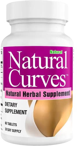 Natural Curves Breast Enhancement Supplement Herbal Bust Enhancer with Saw Palmetto Fenugreek Wild Yam Black Cohosh Vegan Non GMO 60 Capsules Fuller Firmer Bust Support for Women