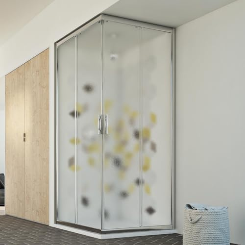 Idralite Evolution Duschkabine 90x80 cm H198 ESG-Strukturglas
