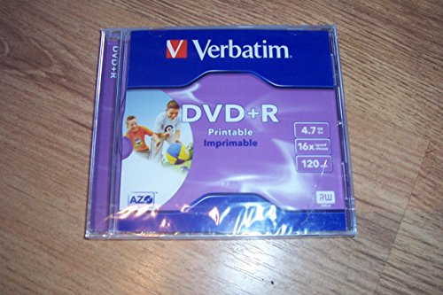 Verbatim 43507 Dvd+r 4.7GB Single Side, Single Layer DVD+R