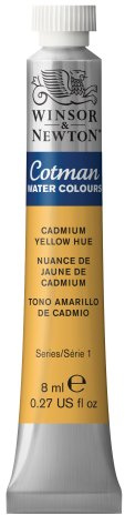 Winsor & Newton 303109 Cotman 8ml Water Colour Tube - Cadmium Yellow Hue