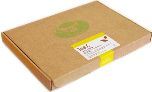 Leaf tea taster box with paper filters/tea gifts (chai tea/black tea with rose/organic green tea)