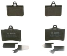Bosch BP326 - Brake Pads Car Rear Axle - 1 Set of 4 Pads | Bosch Quality - Reduced Noise and Dust - ECE-R90 Certified - Copper-Free