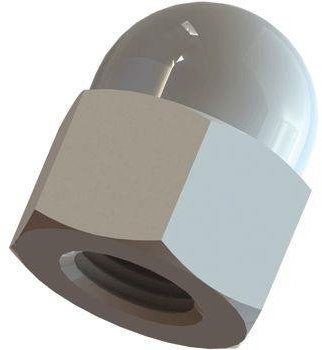 Kunststoff Hutmutter M8 DIN EN 34814 1587 10 Stück