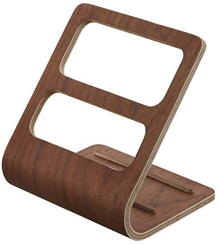 Yamazaki Home Remote Holder – Contenitore in legno per la casa, in legno, non richiede montaggio, noce