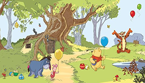 Disney Pooh & Friends Peel and Stick Wall Mural by RoomMates,JL1220M