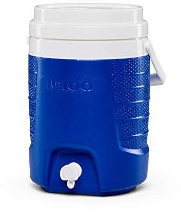 Igloo Dispensador de Bebidas Sport 2 galones, Enfriador de Bebidas, 7,6 litros, contenedor de Bebidas Aislado Azul para Festivales, Deportes y Eventos