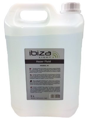 Ibiza HAZE5L Flüssigkeit für Nebelmaschinen, Schwarz