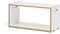 Tojo Hochstapler | modulares Regalsystem Verschiedene Module für Wandregal/Bücherregal/CD Regal | MDF Regal (weiß, Grundmodul)