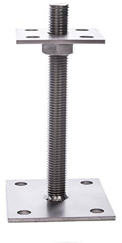 Pfostenträger Edelstahl 25-160mm höhenverstellbar PT160