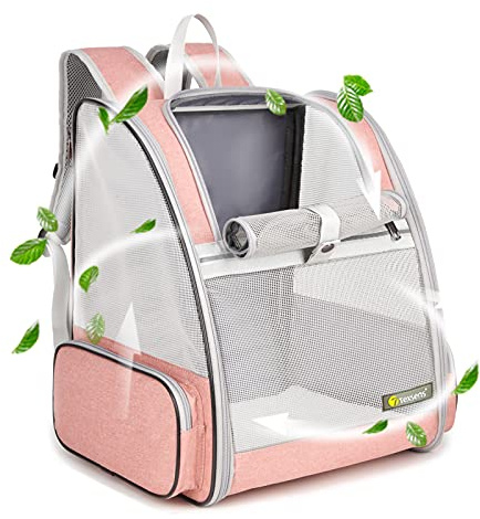 Texsens Innovative Traveler Bubble Backpack Pet Carriers for Cats and Dogs