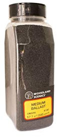 Cinders Ballast (32 oz. Shaker) Woodland Scenics
